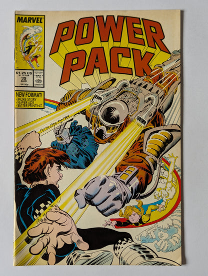 Power Pack #39 Marvel Comic Book