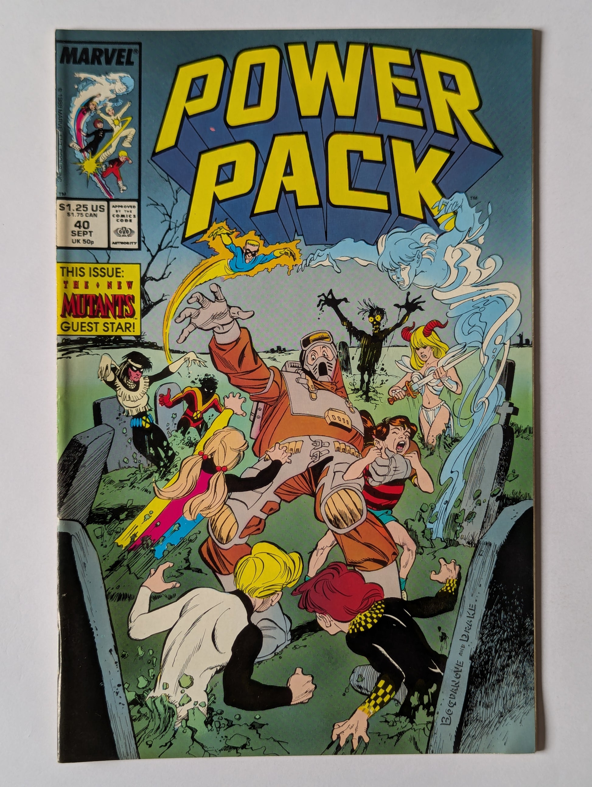 Power Pack #40 Marvel Comic Book
