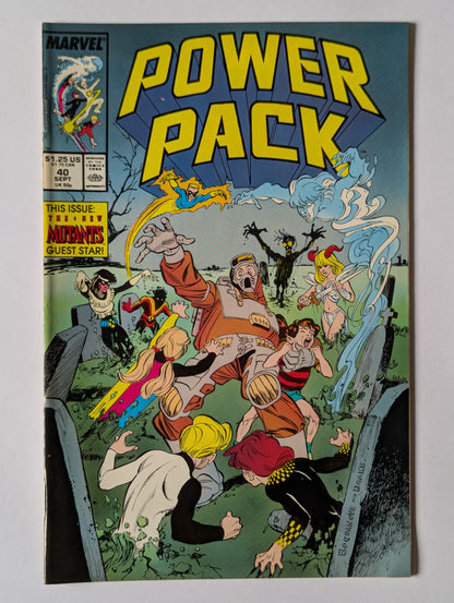 Power Pack #40 Marvel Comic Book