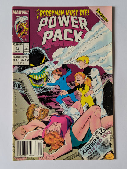 Power Pack #43 Marvel Comic Book