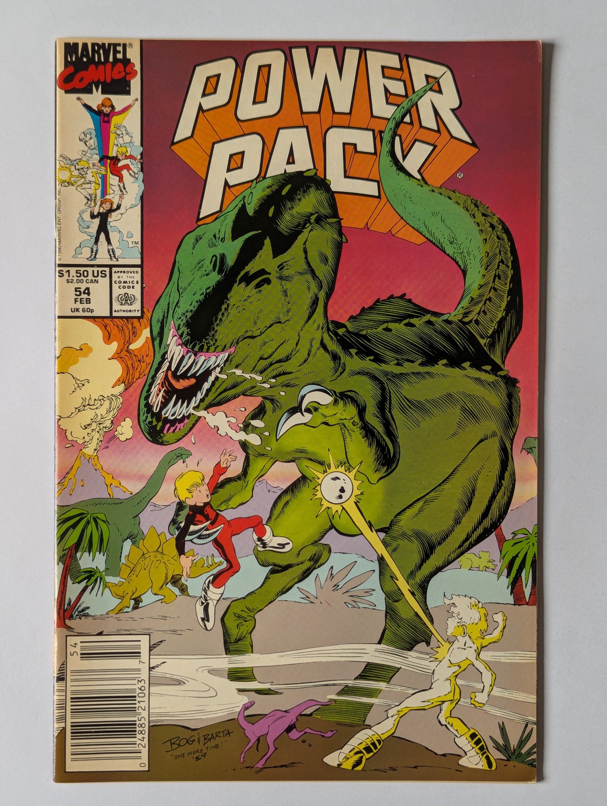 Power Pack #54 Marvel Comic Book