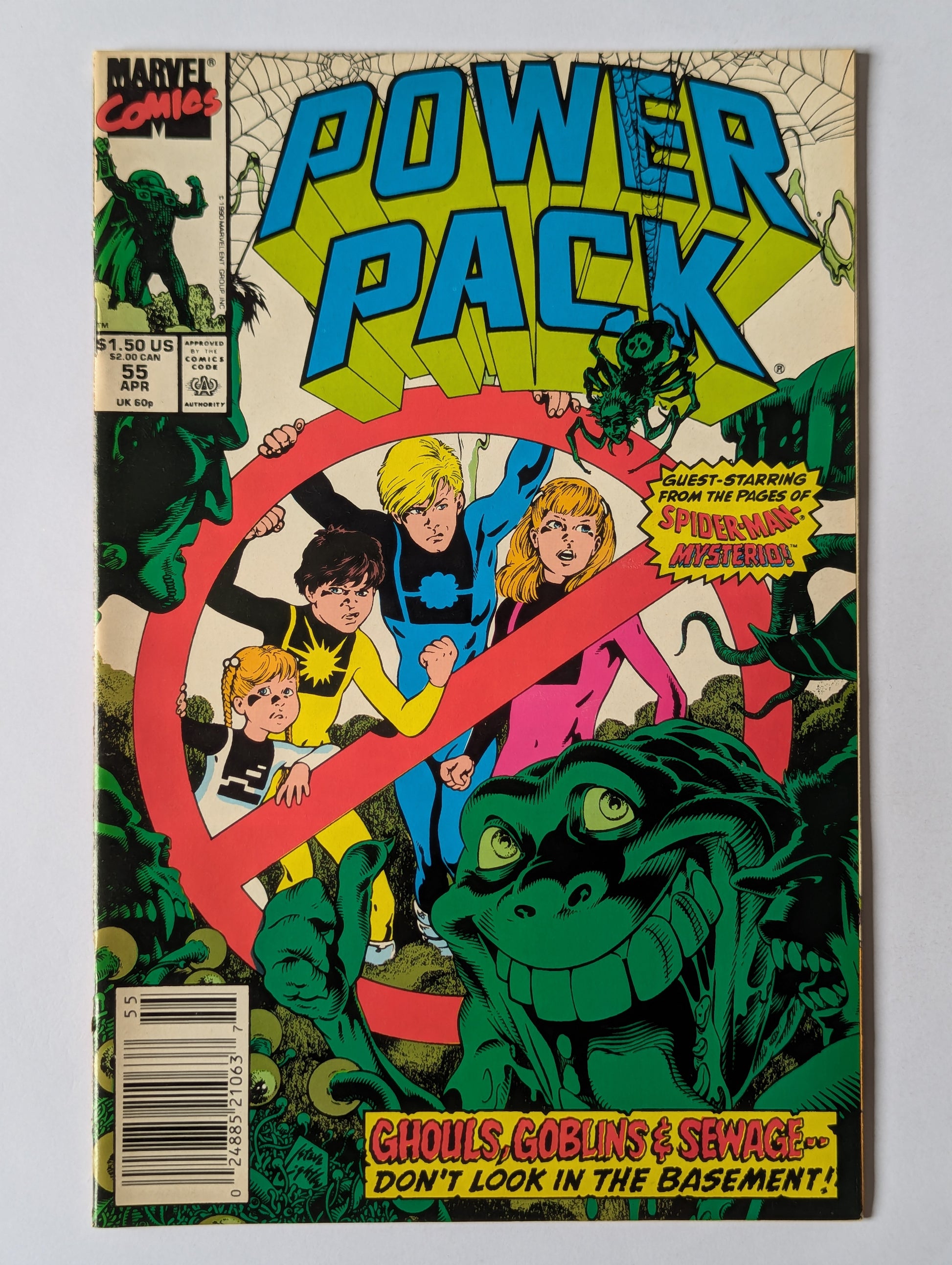 Power Pack #55 Marvel Comic Book