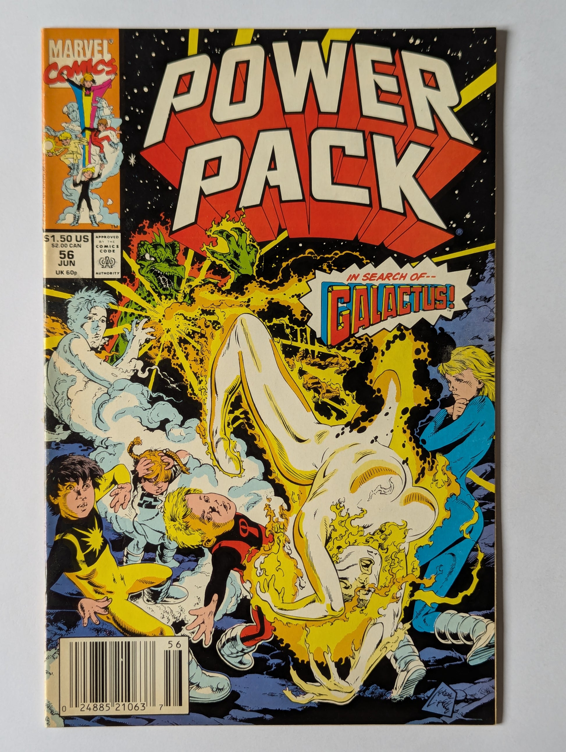 Power Pack #56 Marvel Comic Book