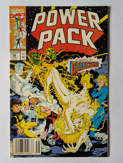 Power Pack #56 Marvel Comic Book