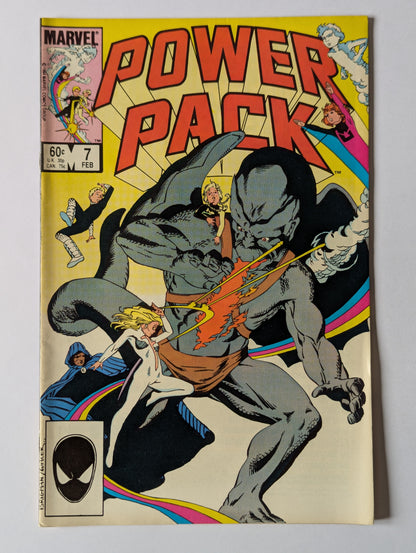 Power Pack #7 Marvel Comic Book