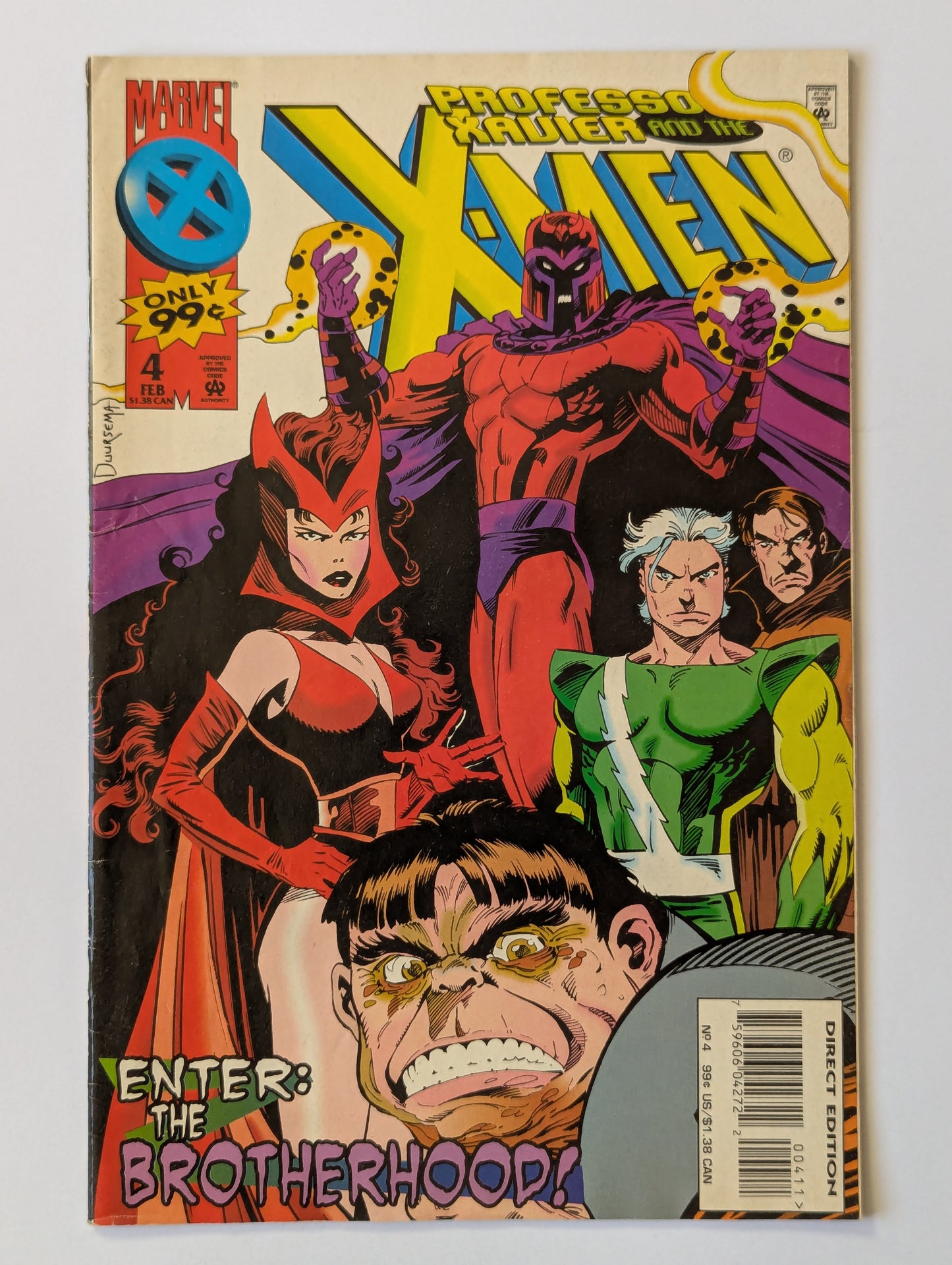 Professor Xavier and the X-Men #4 Marvel Comic Book