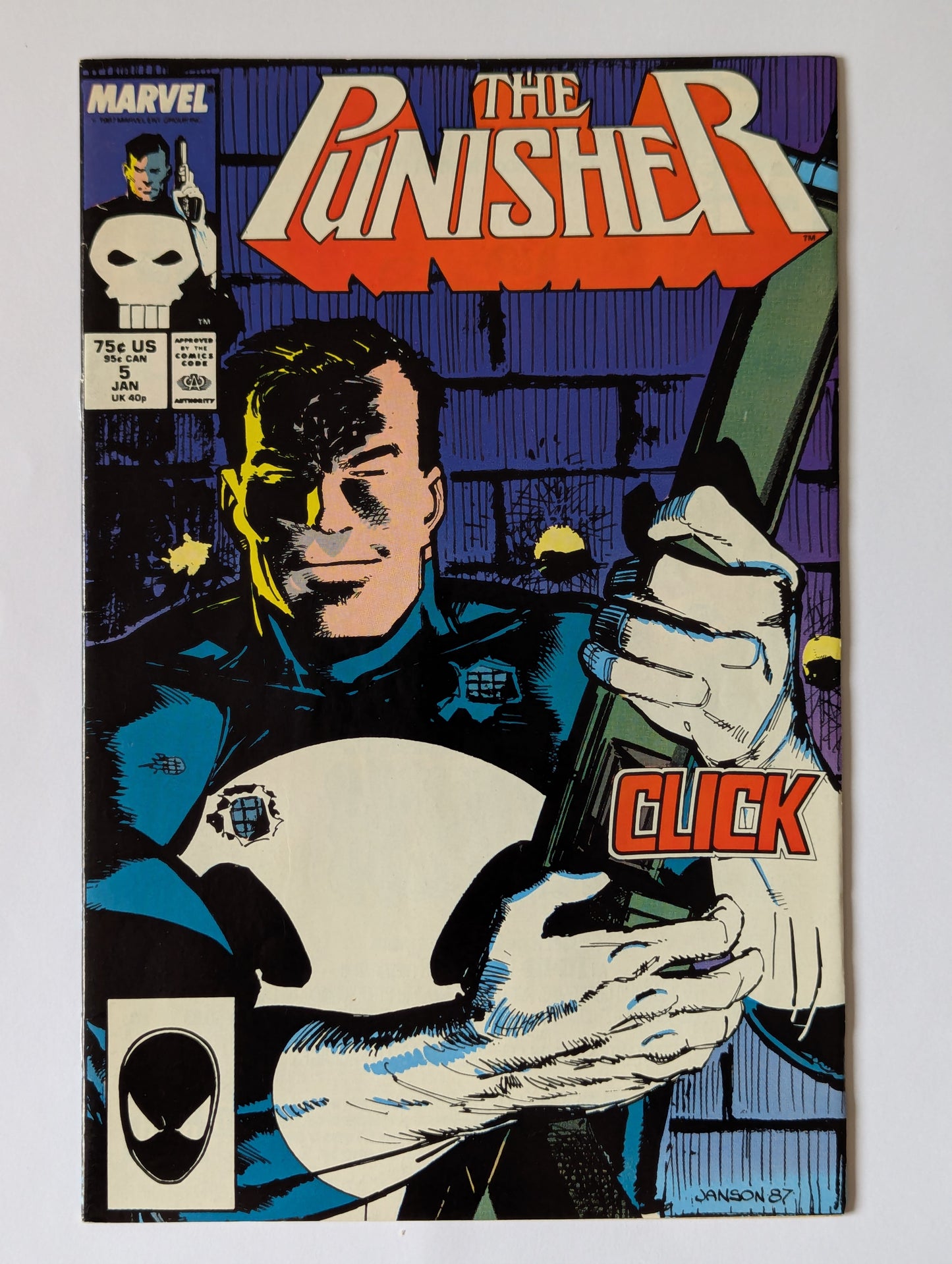Punisher #5 Marvel Comic Book