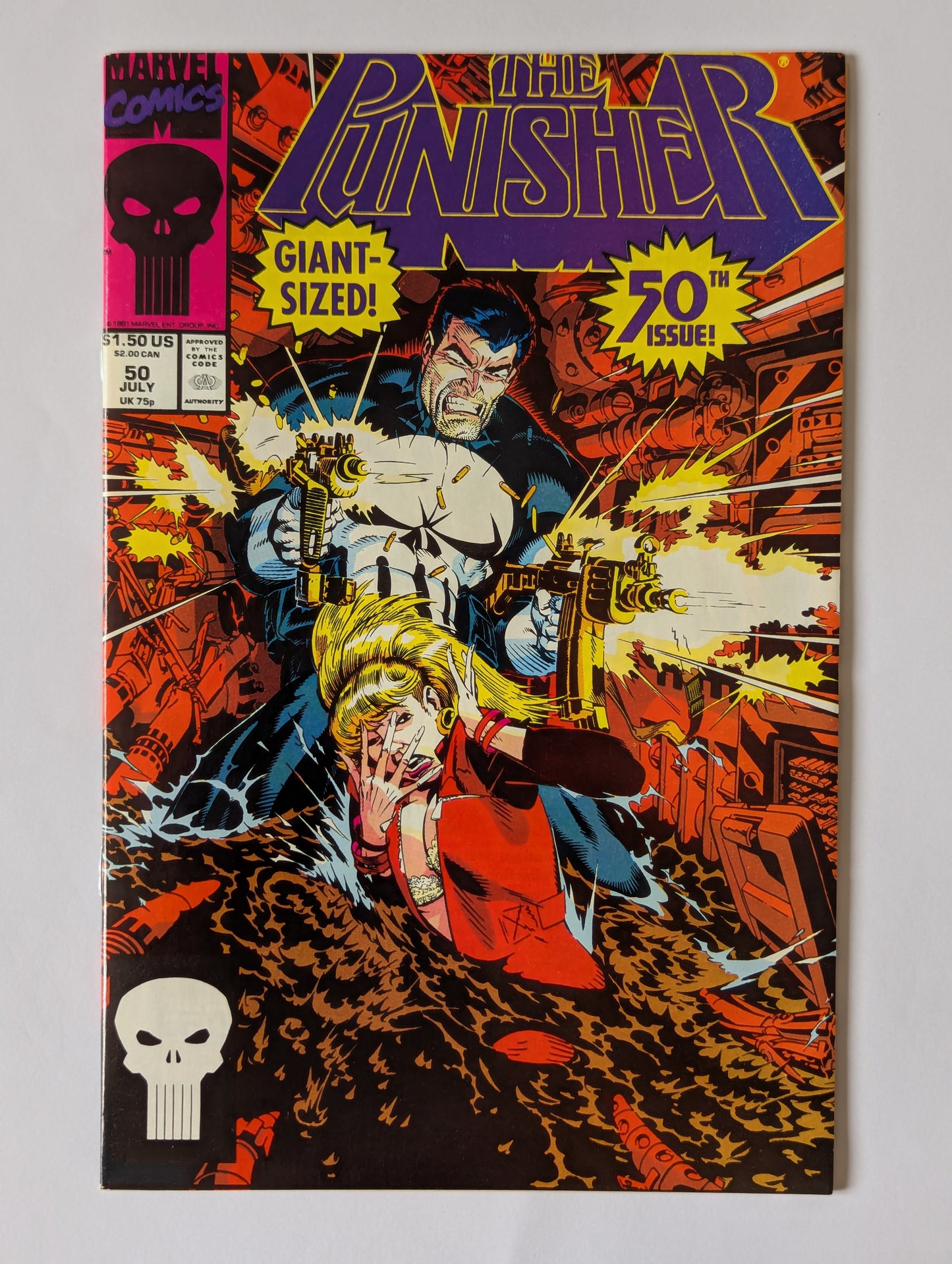 Punisher #50 Marvel Comic Book