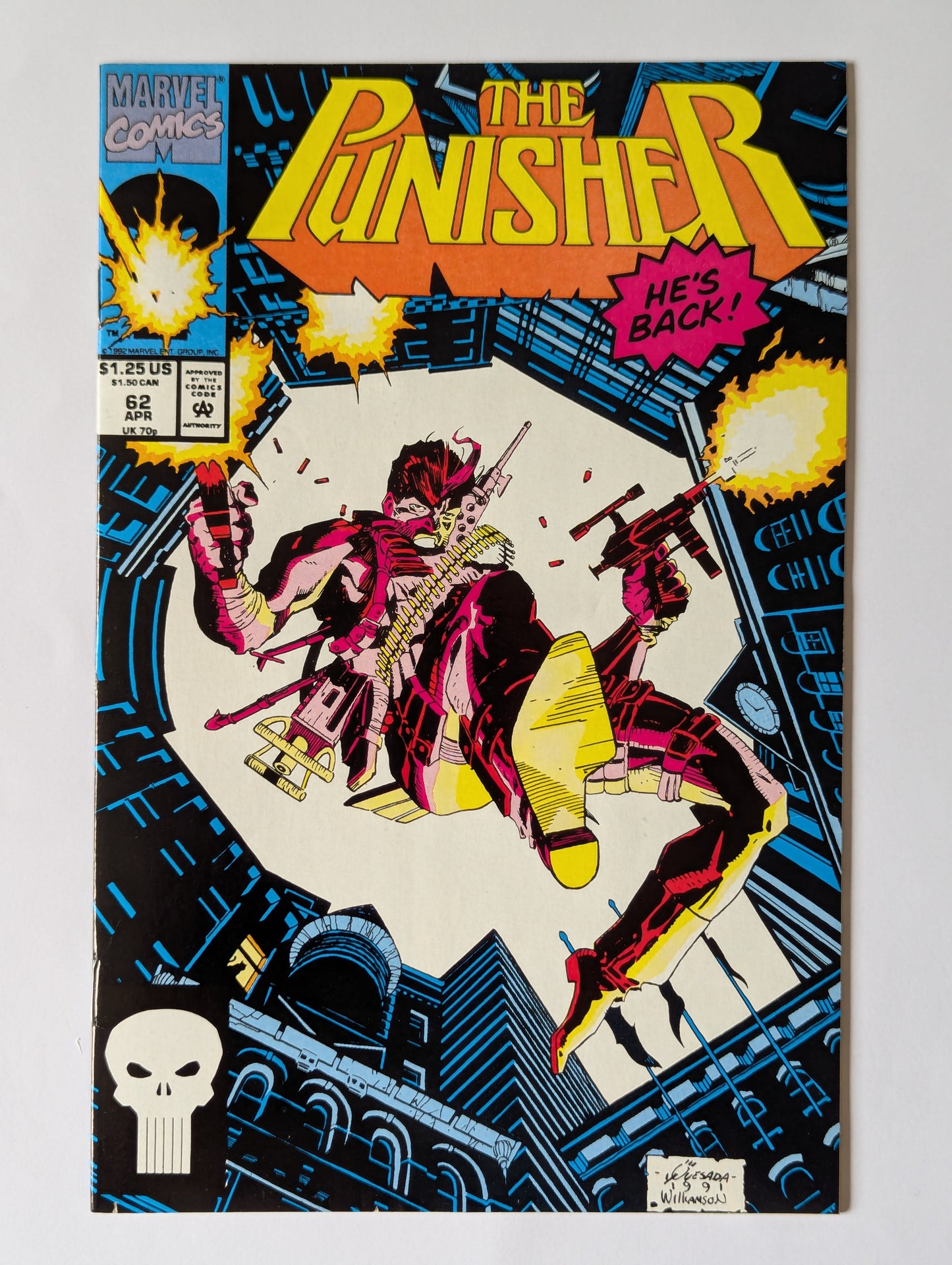 Punisher #62 Marvel Comic Book