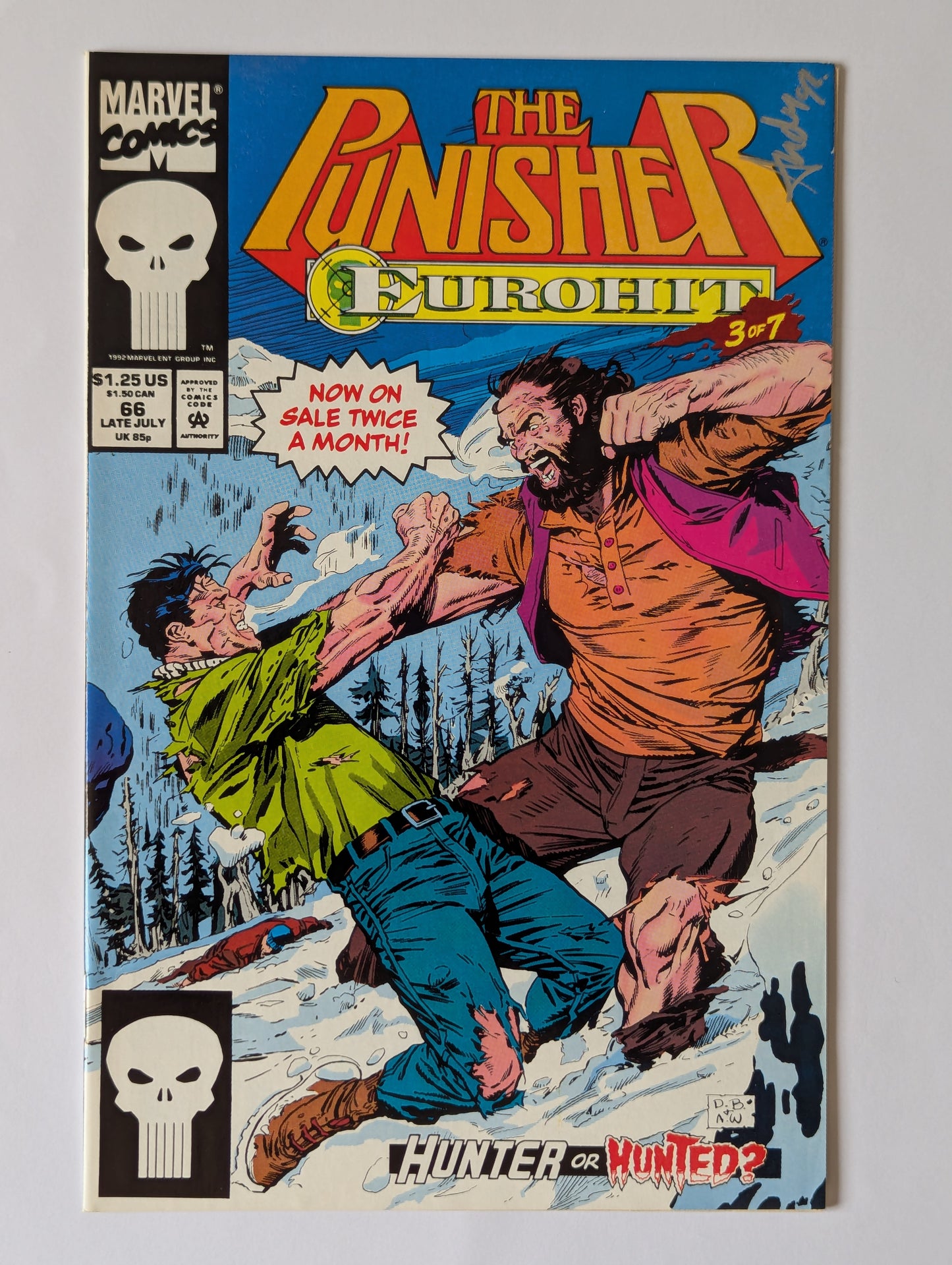 Punisher #66 Marvel Comic Book
