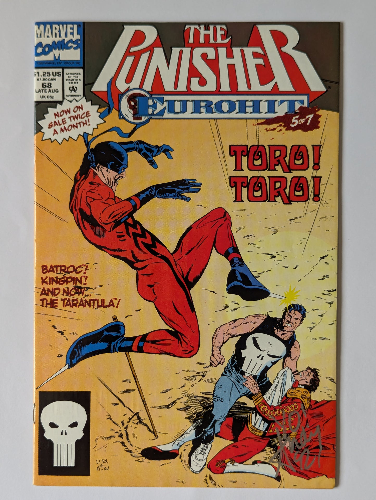 Punisher #68 Marvel Comic Book