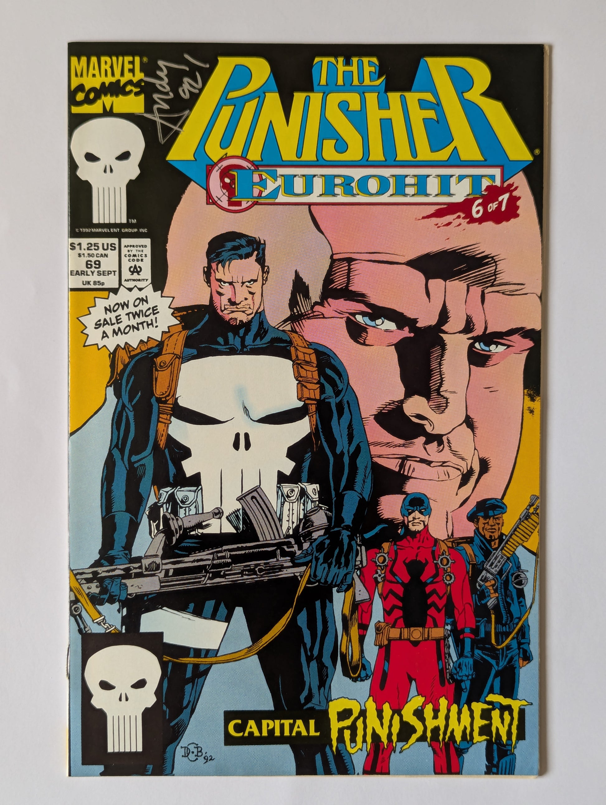 Punisher #69 Marvel Comic Book
