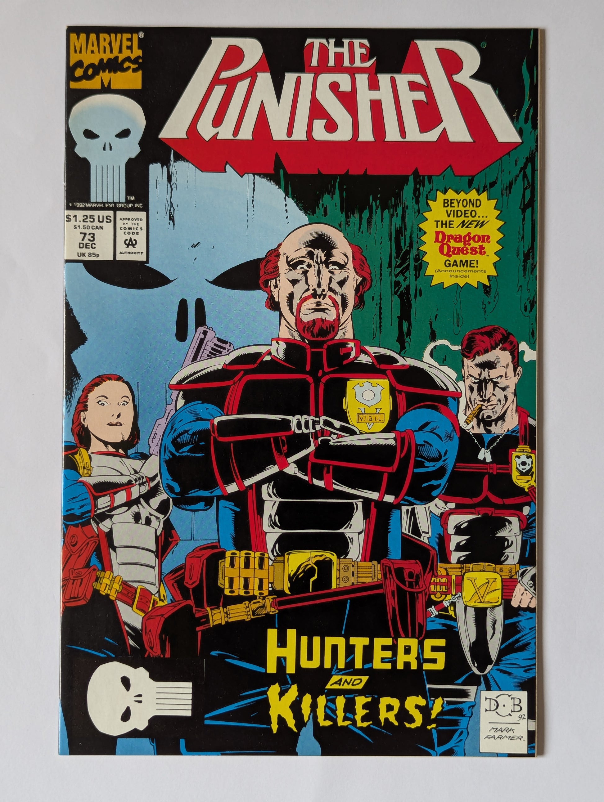 Punisher #73 Marvel Comic Book