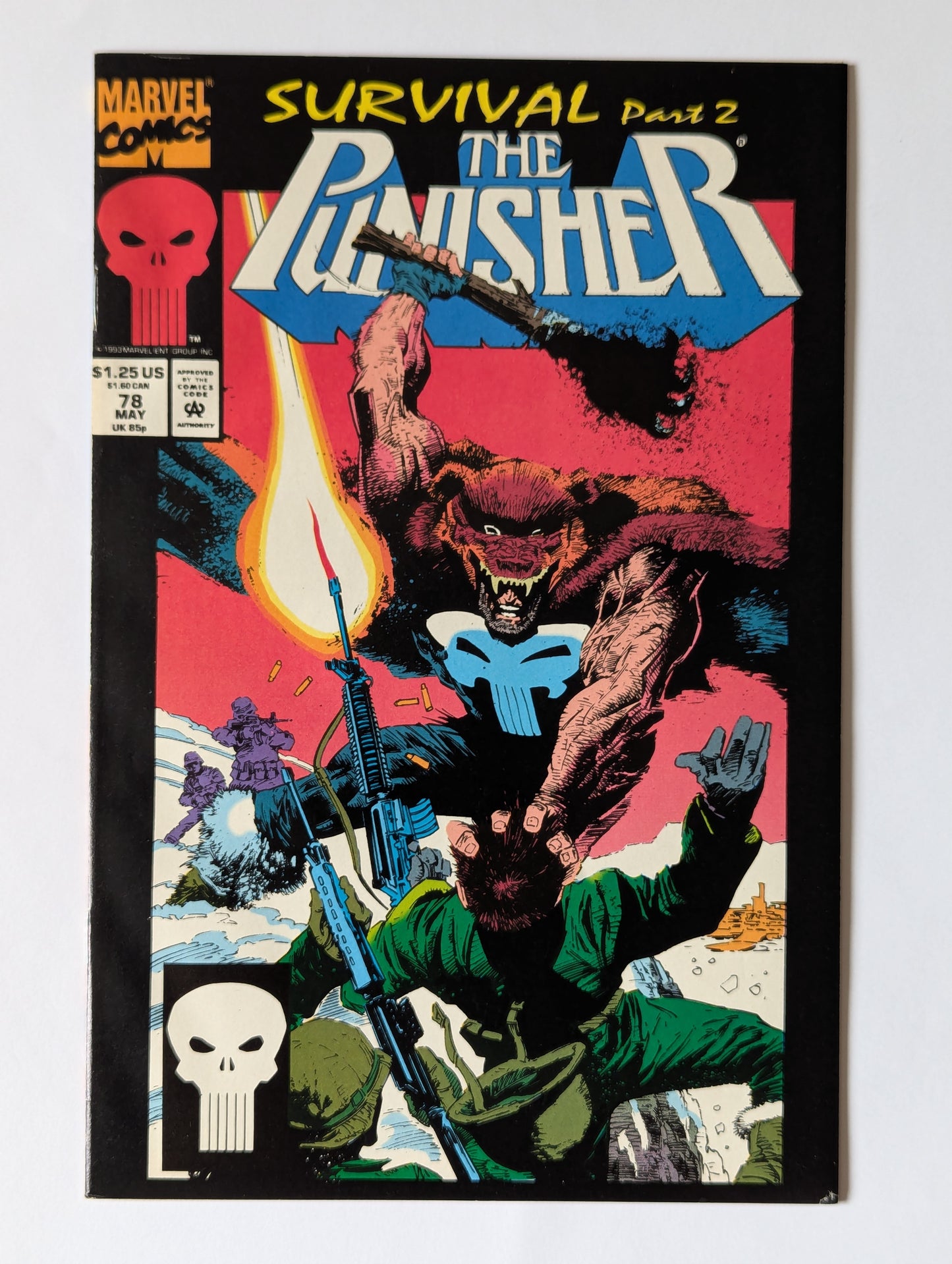 Punisher #78 Marvel Comic Book