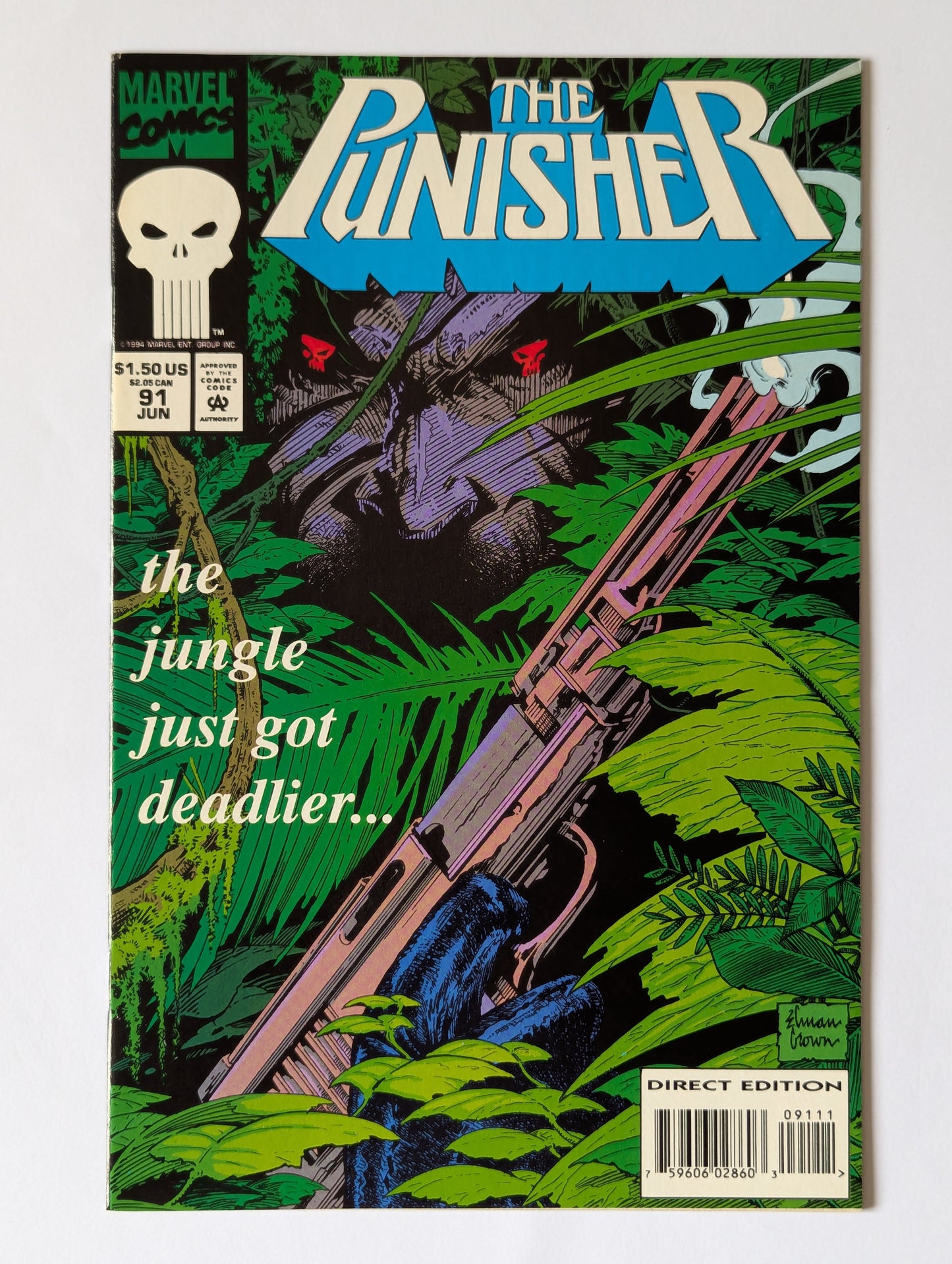 Punisher #91 Marvel Comic Book
