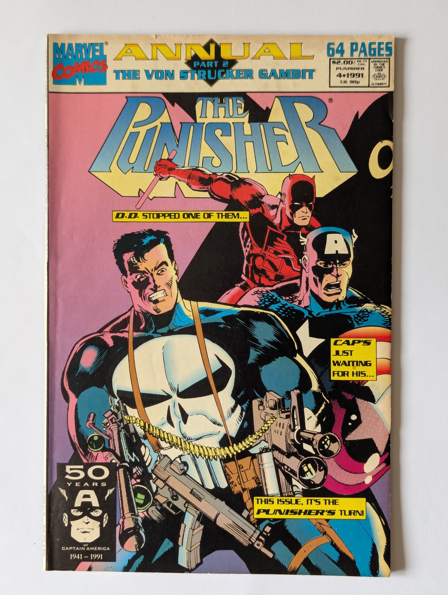 Punisher #4 Marvel Comic Book