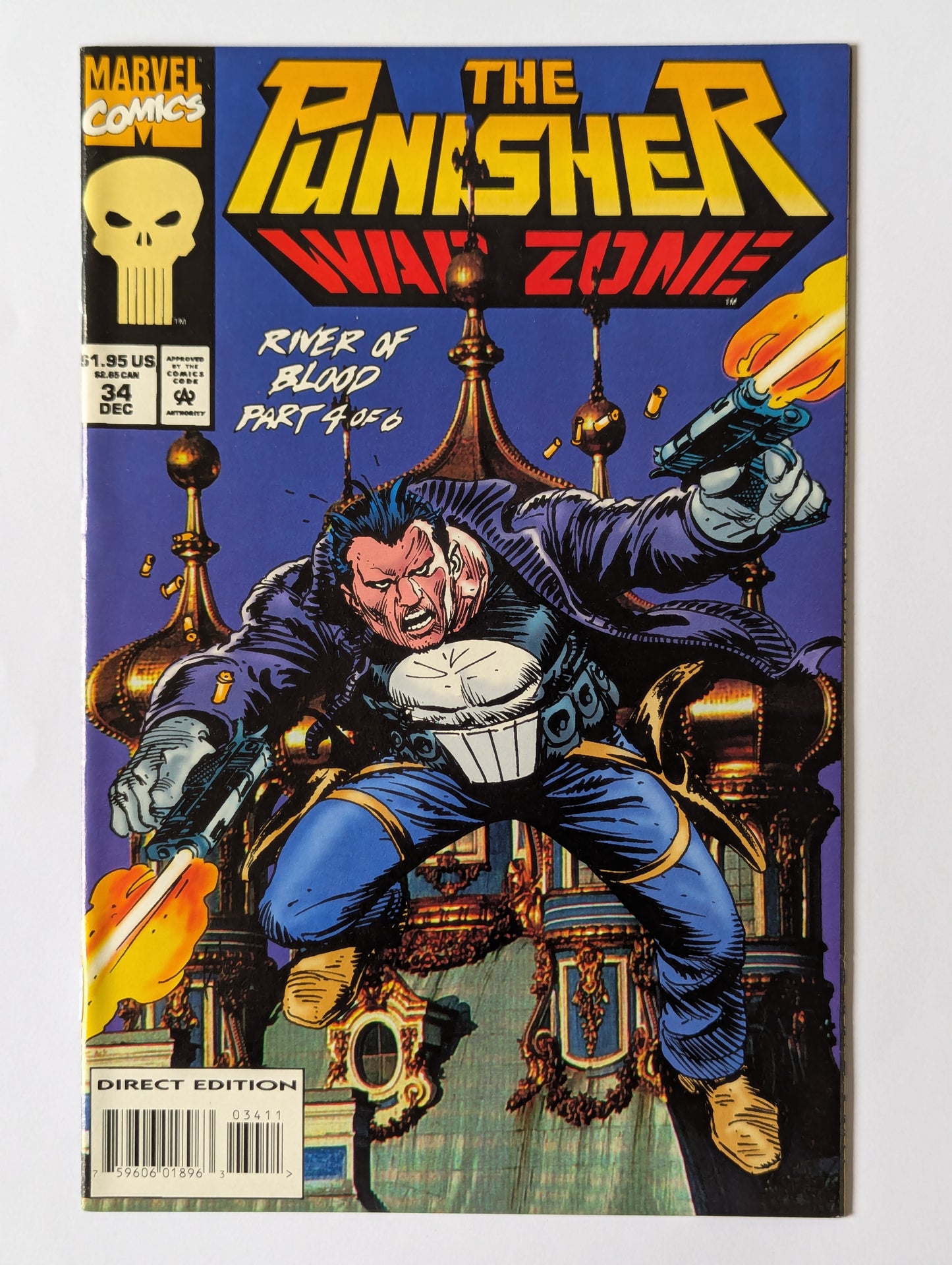 Punisher War Zone #34 Marvel Comic Book