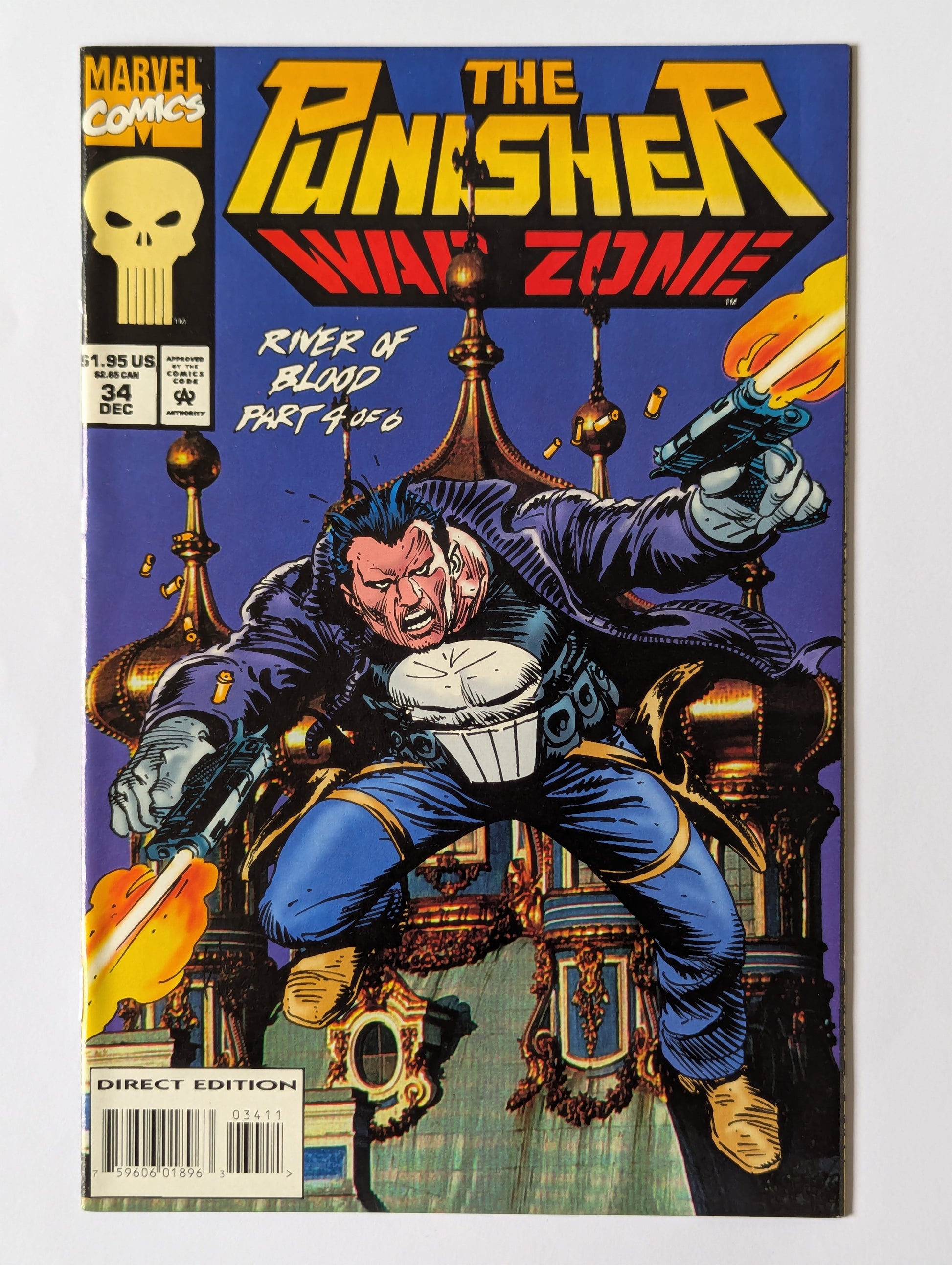 Punisher War Zone #34 Marvel Comic Book
