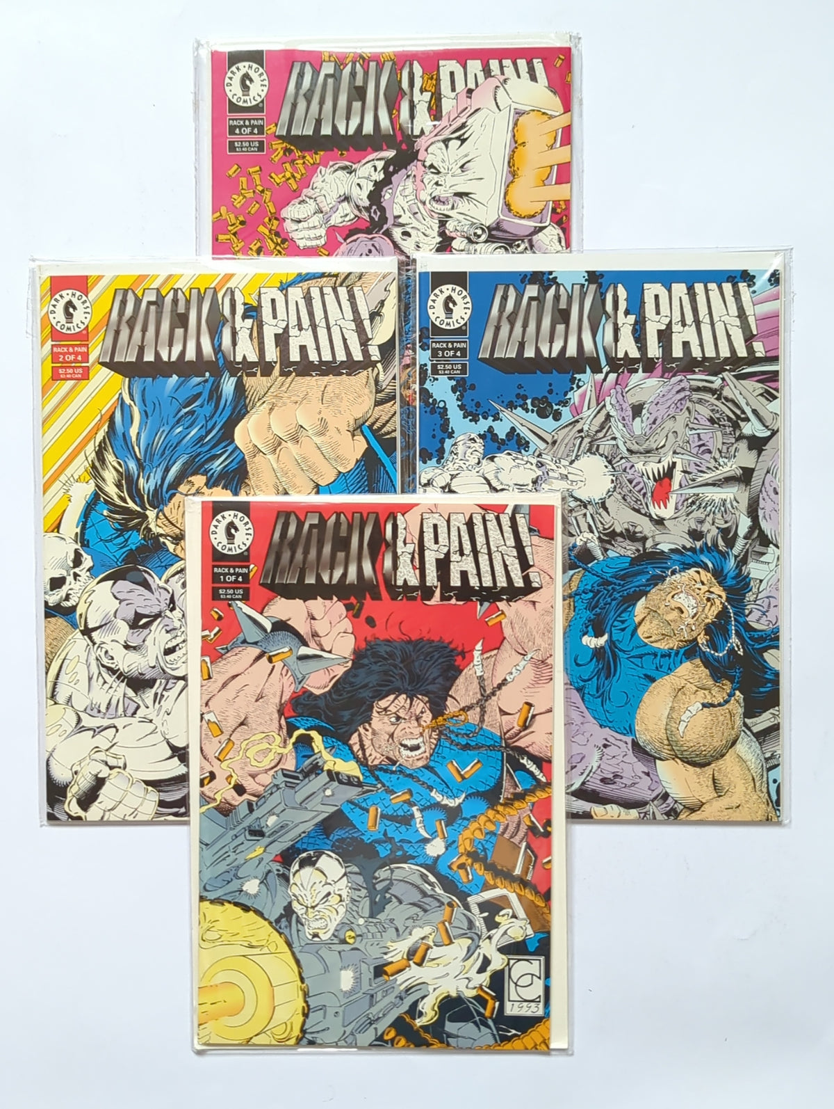 Rack & Painl #1-4 Complete Limited Series Dark Horse Comic Book Set