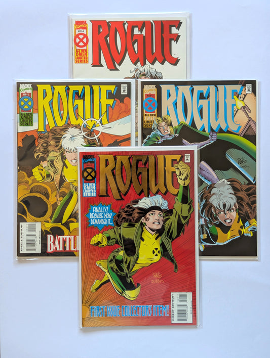 Rogue #1-4 Limited Series Marvel Comic Book Set