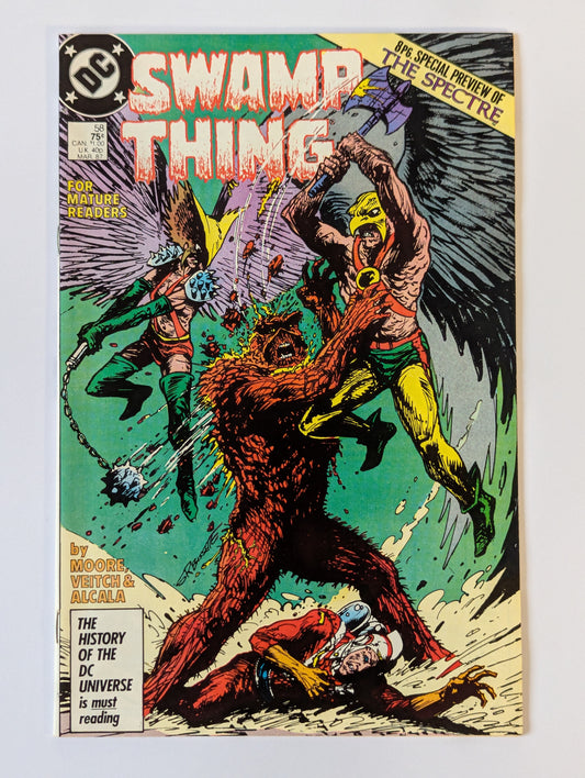 Saga of the Swamp Thing #58 DC Vertigo Comic Book
