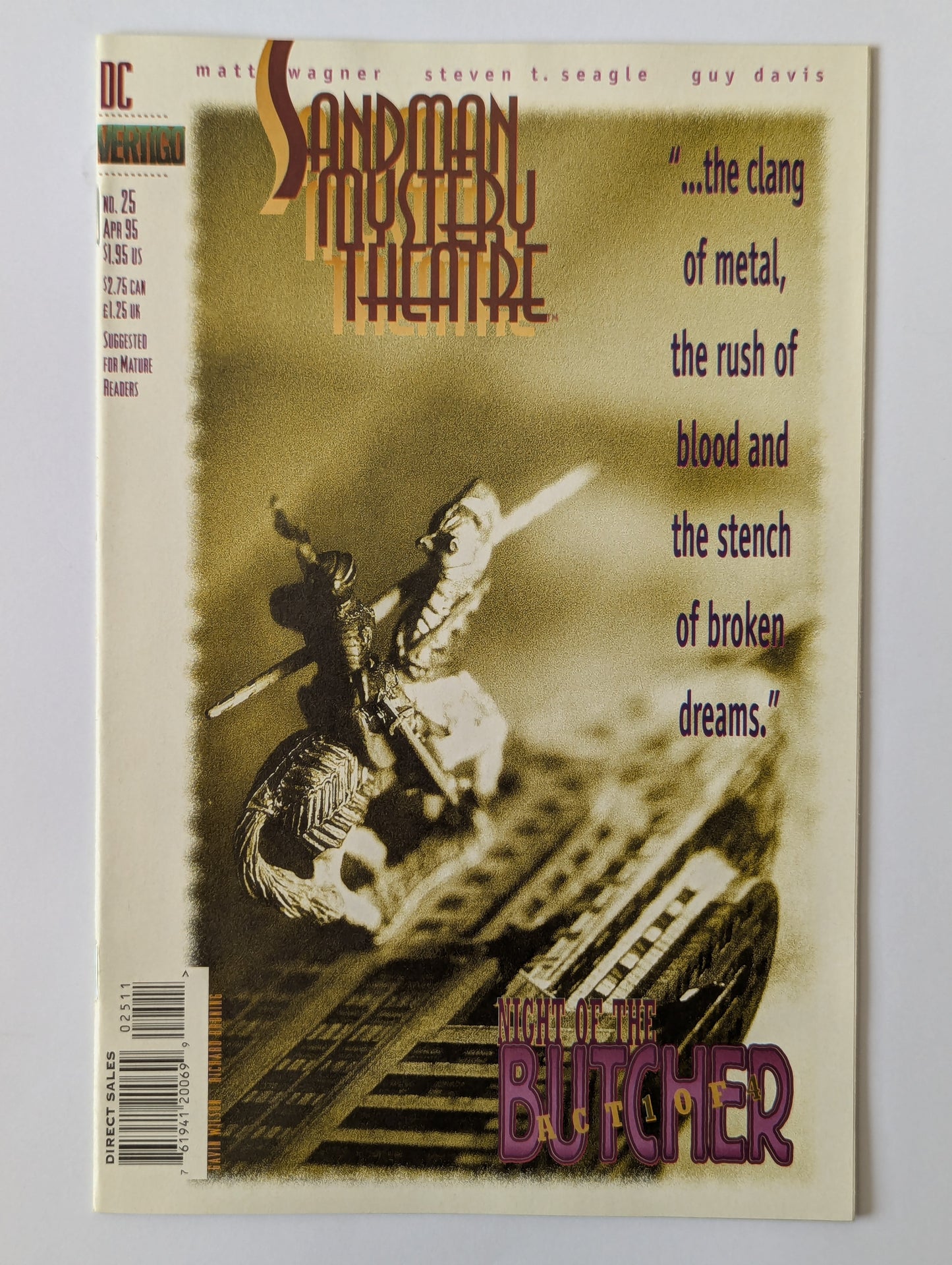 Sandman Mystery Theatre #25 DC Vertigo Comic Book