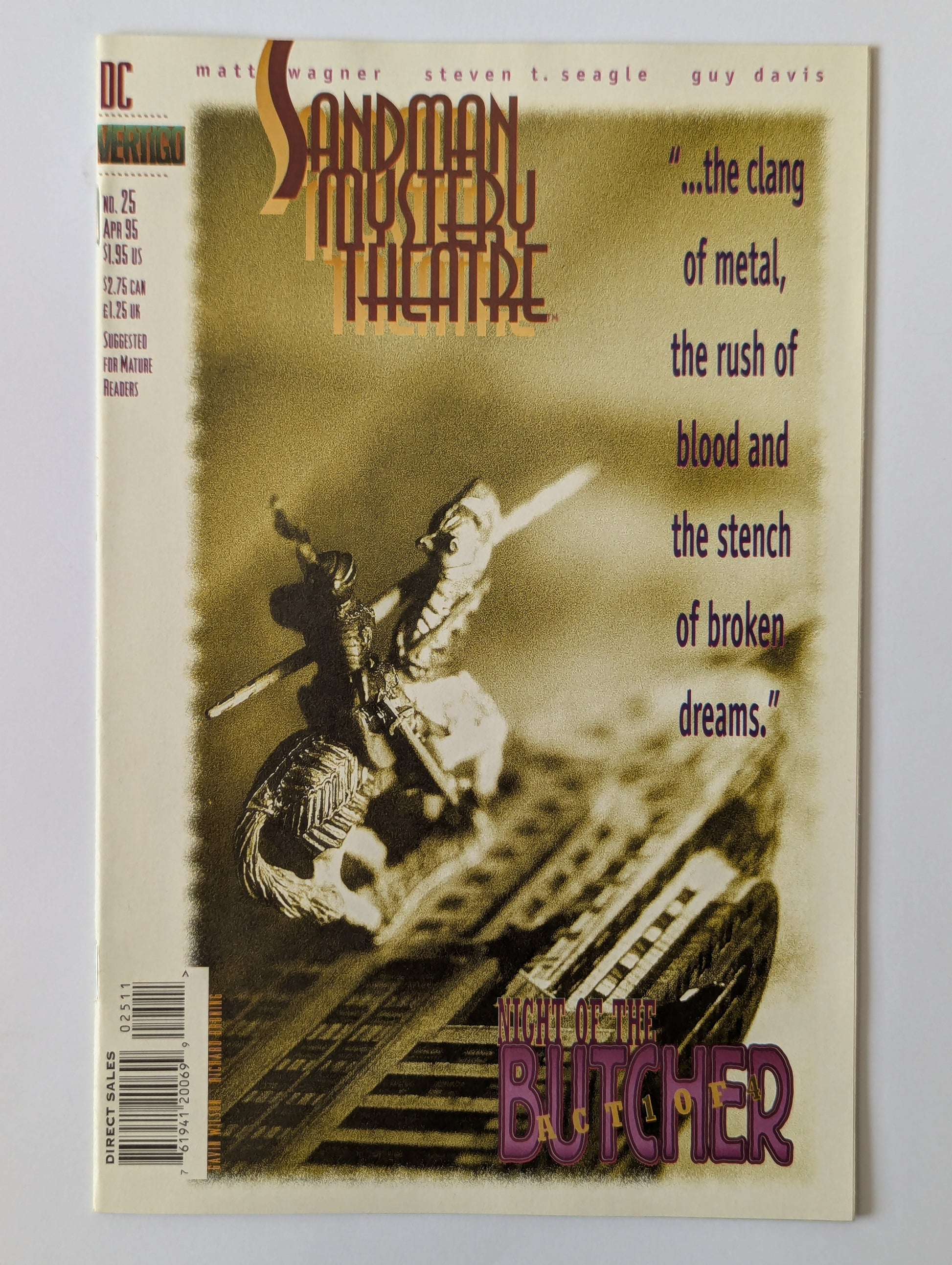 Sandman Mystery Theatre #25 DC Vertigo Comic Book