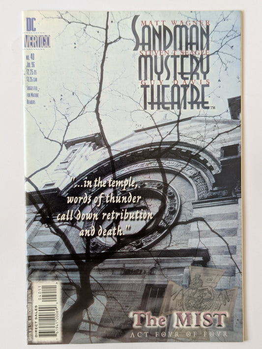 Sandman Mystery Theatre #40 DC Vertigo Comic Book