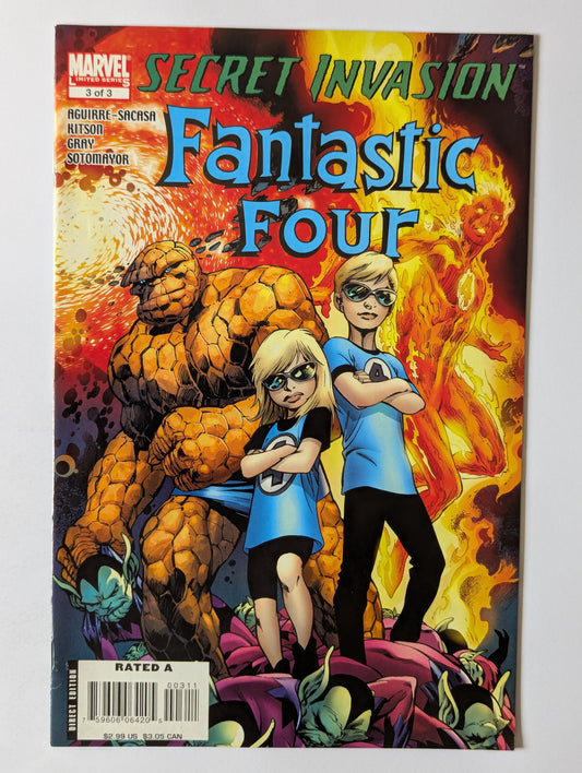 Secret Invasion Fantastic Four #3 Marvel Comic Book