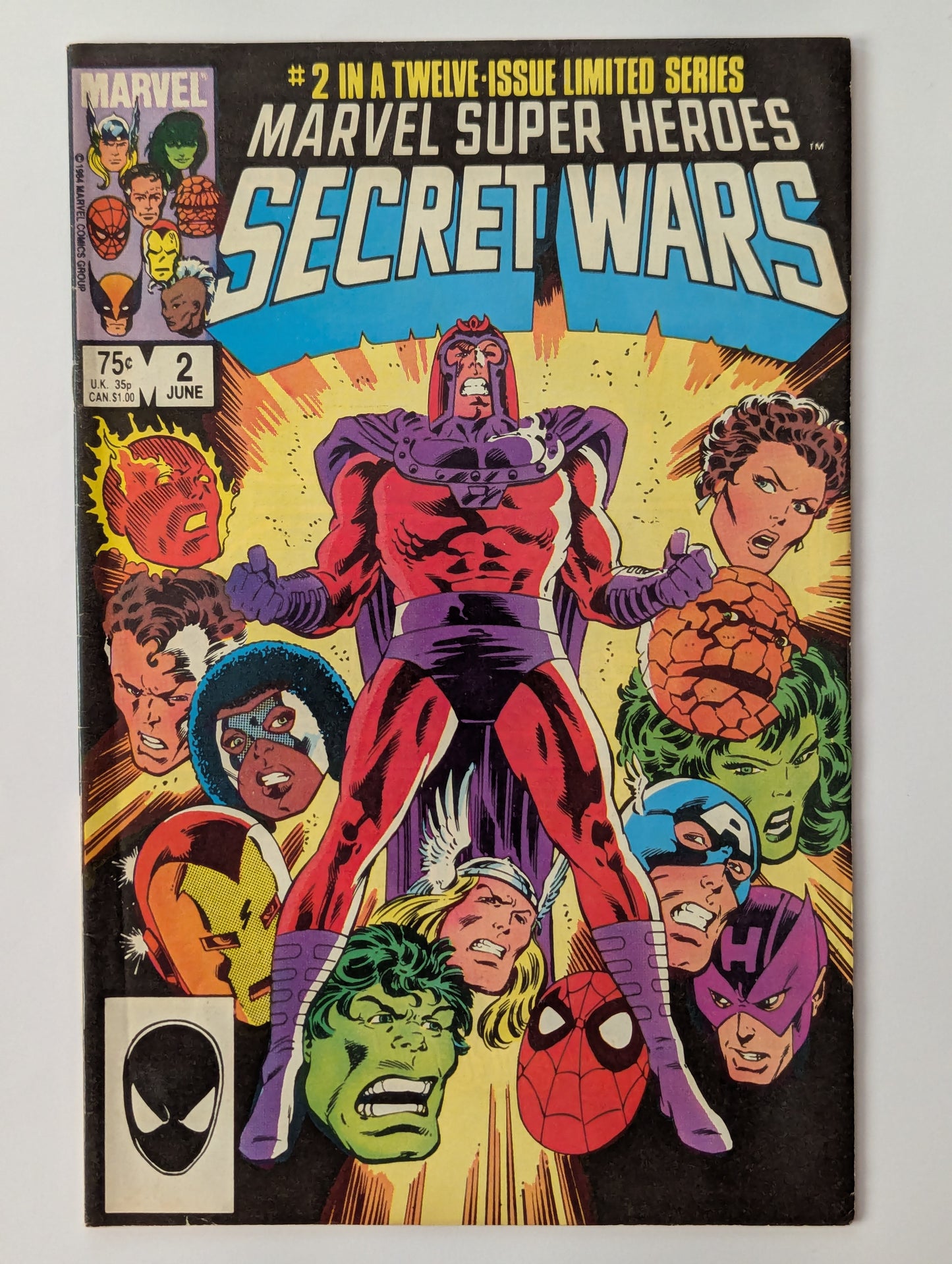 Marvel Super Heroes Secret Wars #2 Marvel Comic Book