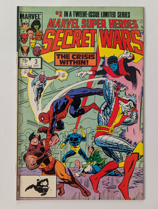 Marvel Super Heroes Secret Wars #3 Marvel Comic Book