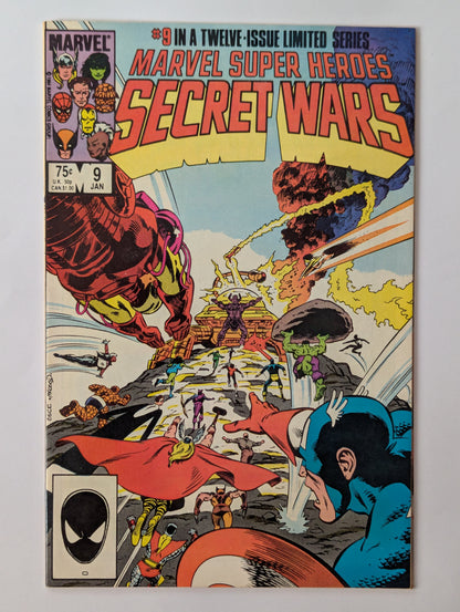 Marvel Super Heroes Secret Wars #9 Marvel Comic Book