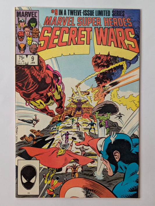 Marvel Super Heroes Secret Wars #9 Marvel Comic Book