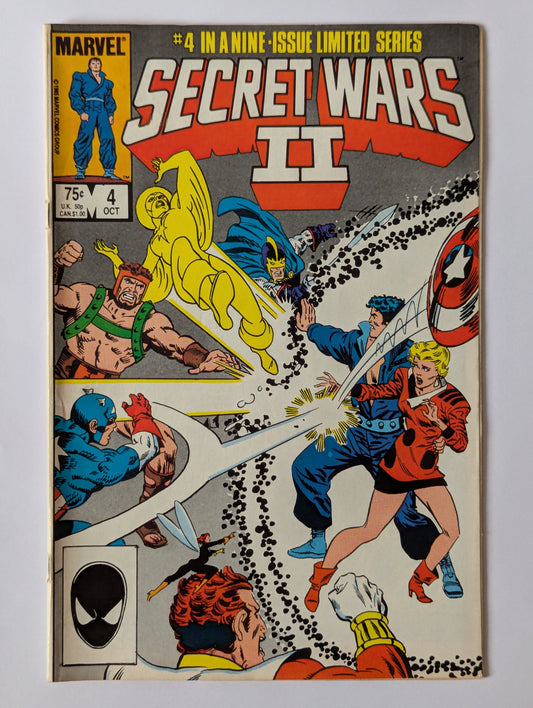 Secret Wars II #4 Marvel Comic Book
