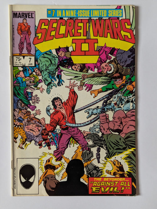 Secret Wars II #7 Marvel Comic Book
