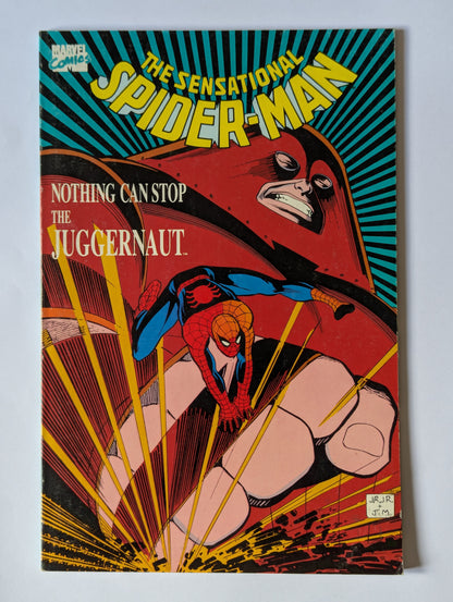 Sensational Spider-Man Nothing Can Stop the Juggernaut Marvel Comic Book