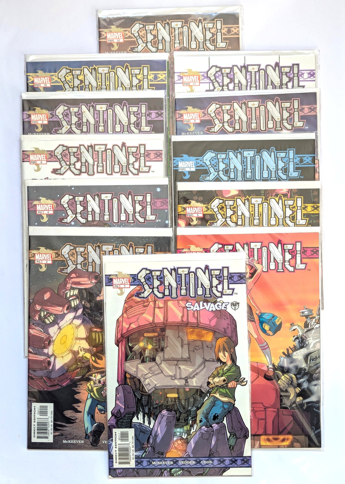 Sentinel #1-12 Limited Series Marvel Comic Book Set