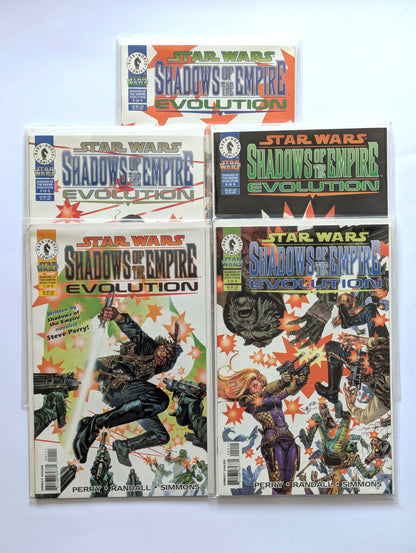 Star Wars Shadows of the Empire Evolution Dark Horse Comic Book Set
