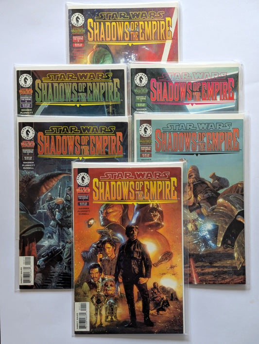 Star Wars Shadows of the Empire Dark Horse Comic Book Set