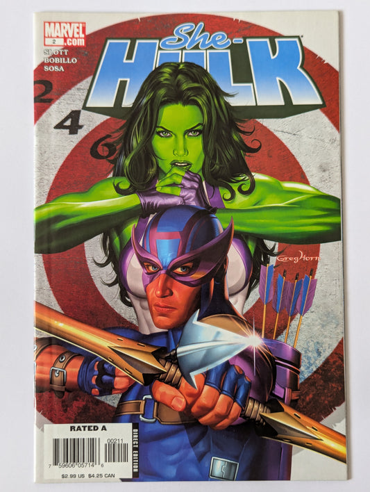 She-Hulk #2 Marvel Comic Book