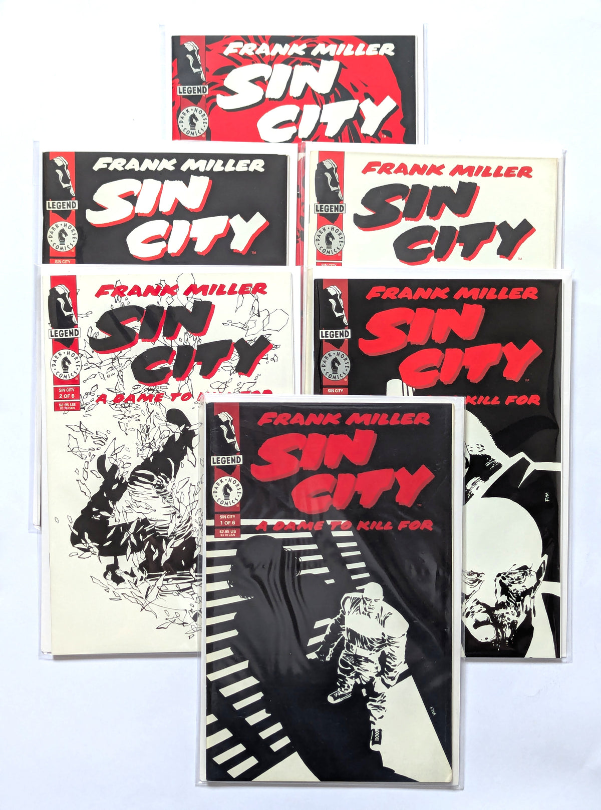 Sin City A Dame to Kill for #1-6 Complete Limited Series Dark Horse Comic Book Set