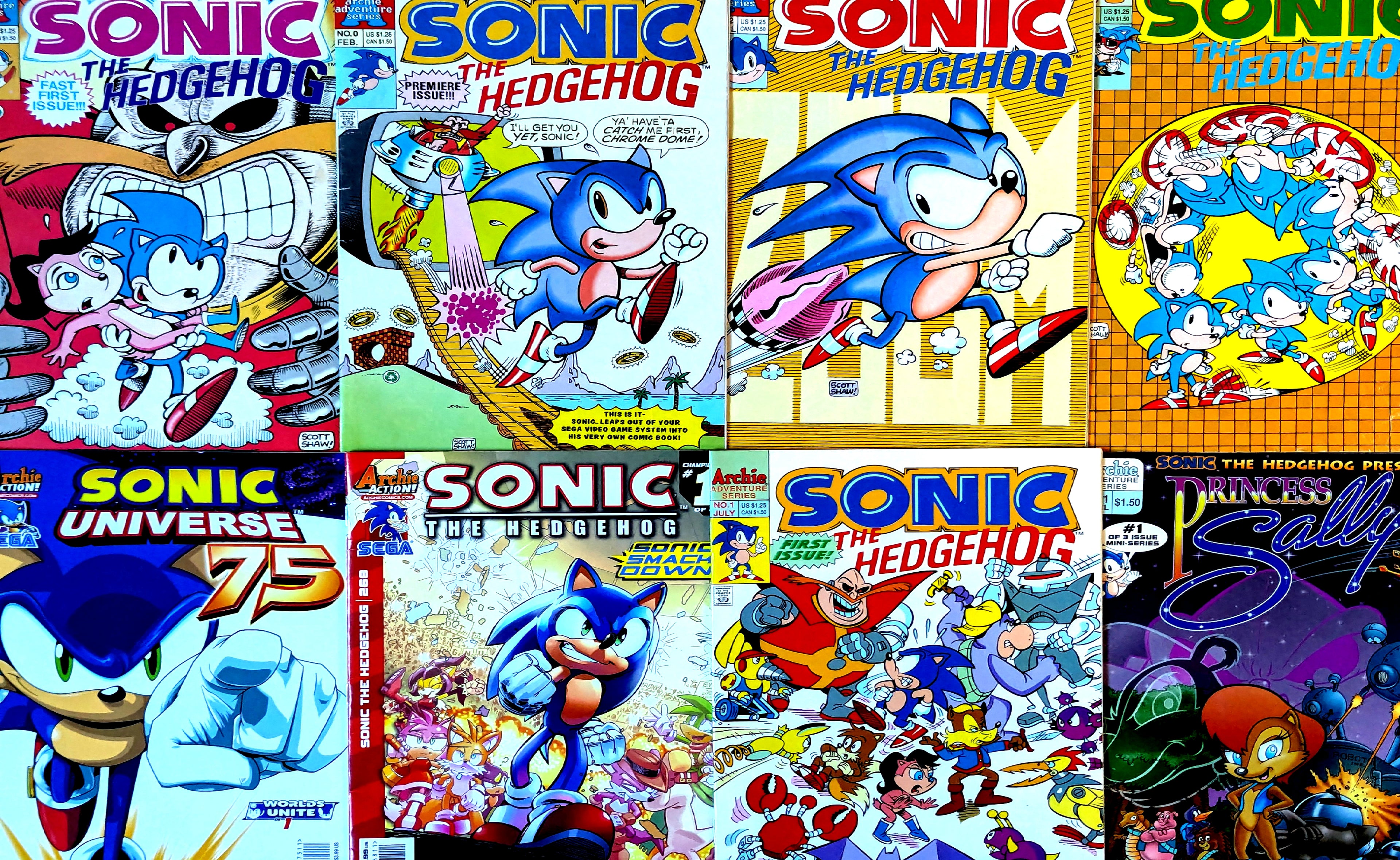 Sonic the Hedgehog Comics for sale at Comicish the UK Online Comic Book Store