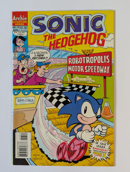 Sonic The Hedgehog #13 Archie Comic Book