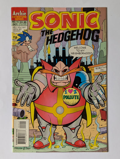 Sonic the Hedgehog #15 Archie Comic Book