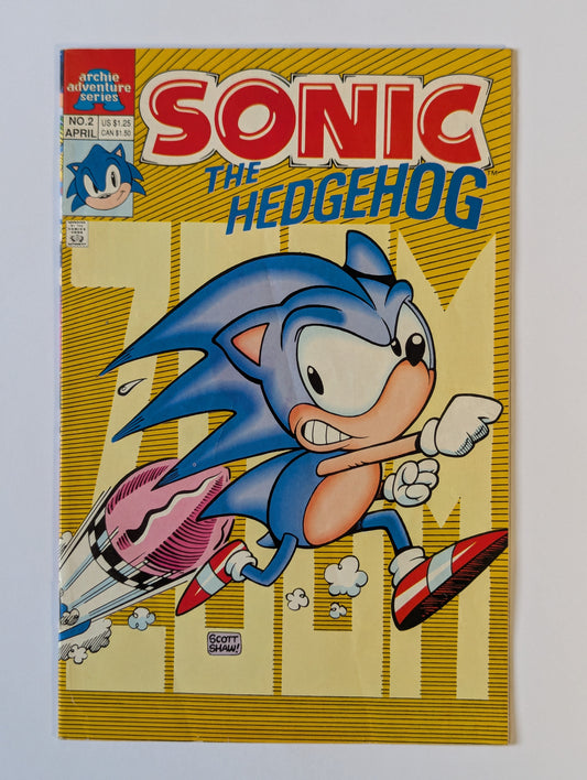 Sonic The Hedgehog #2 Archie Comic Book