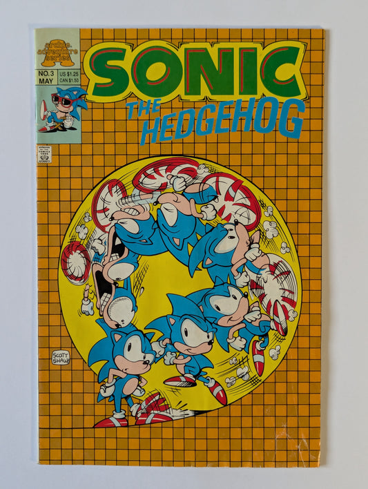 Sonic The Hedgehog #3 Archie Comic Book