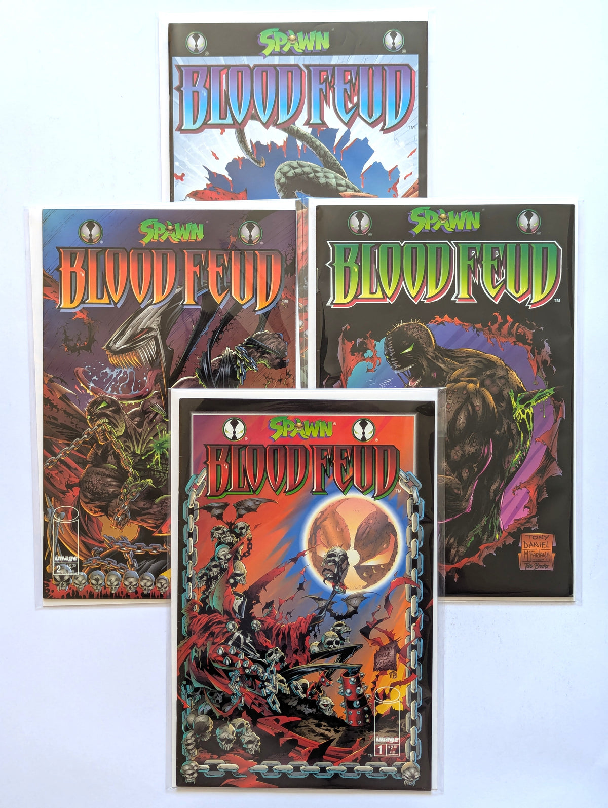Spawn Blood Feud #1-4 Image Limited Series Comic Book Set