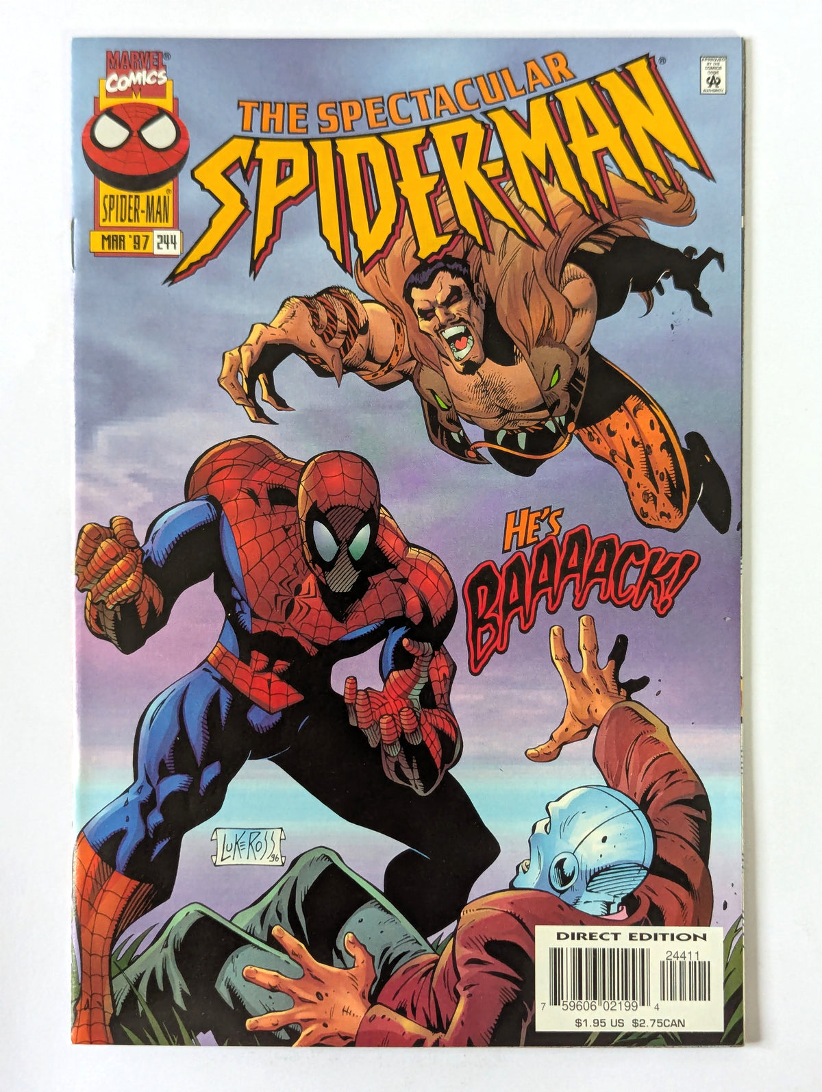 Spectacular Spider-Man #244 Marvel Comic Book