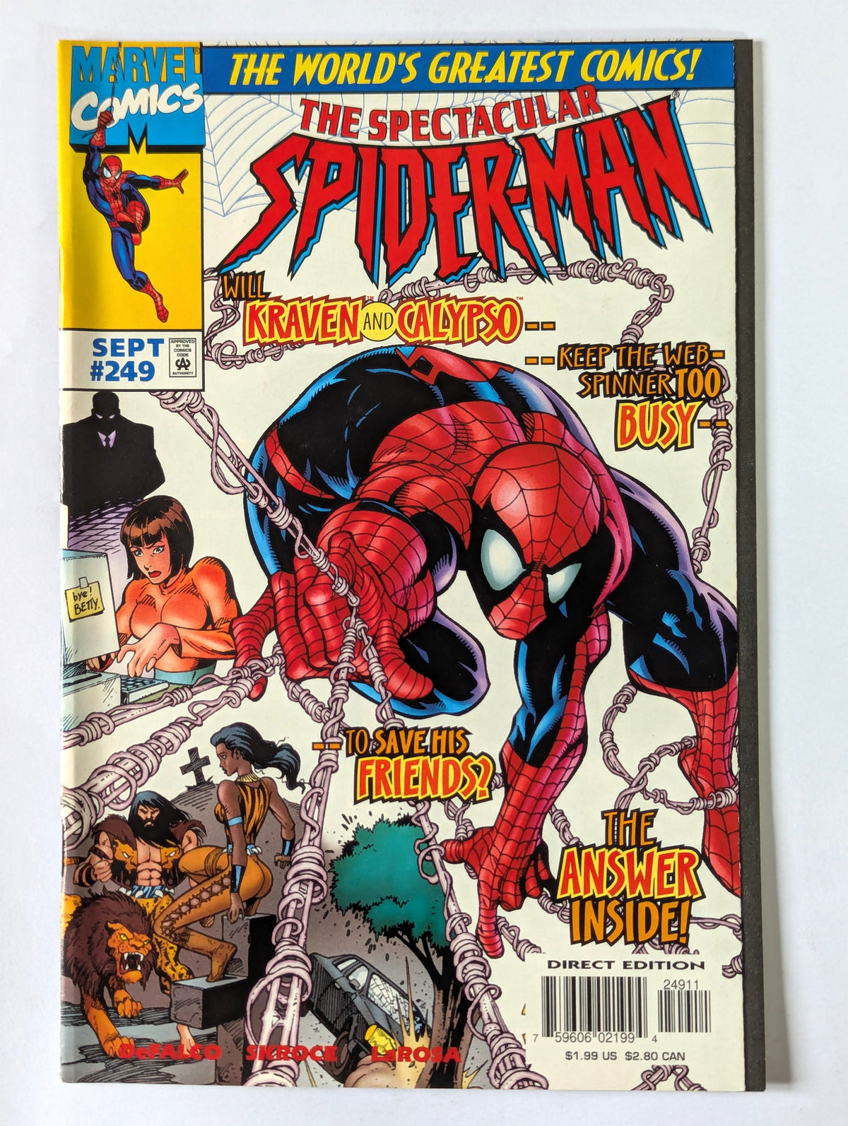 Spectacular Spider-Man #249 Marvel Comic Book