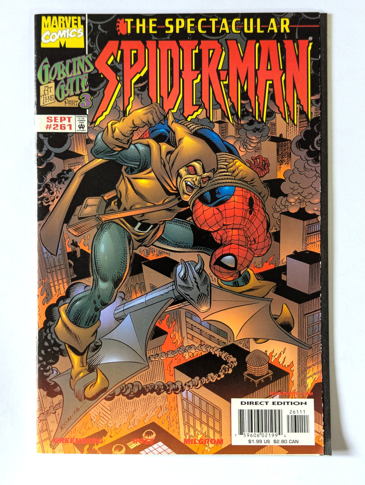 Spectacular Spider-Man #261 Marvel Comic Book